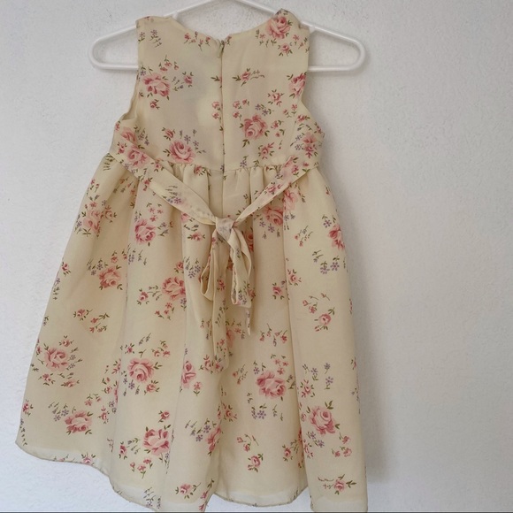 Yellow Floral Spring Dress 18 months - Picture 2 of 4